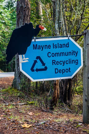 Mayne Island Recycling Vulture